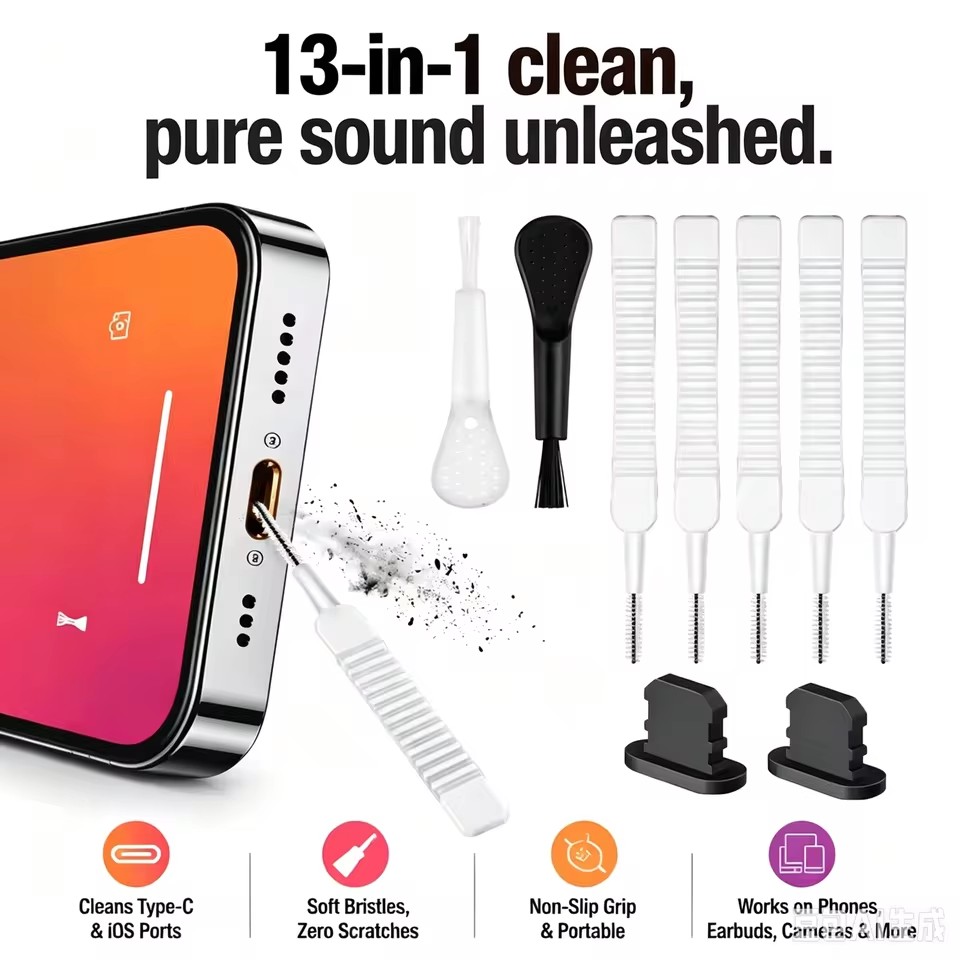 Speaker Kit - Mobile Phone Speaker Charging Port Cleaning