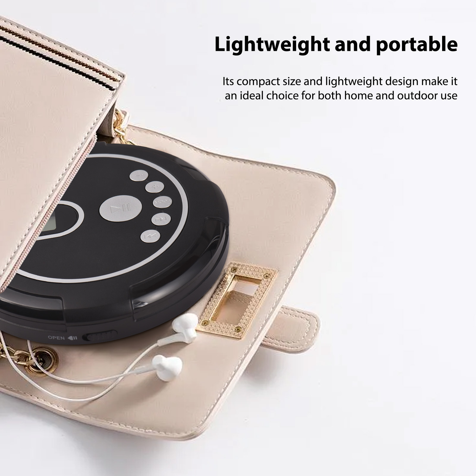 Speaker Wire - CD Player with Wired Headphones BT