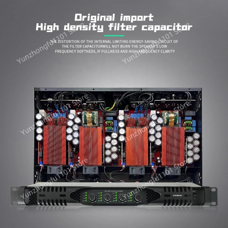 Class D Amplifier - Digital Amplifier 4 * 2000W 4-Channel