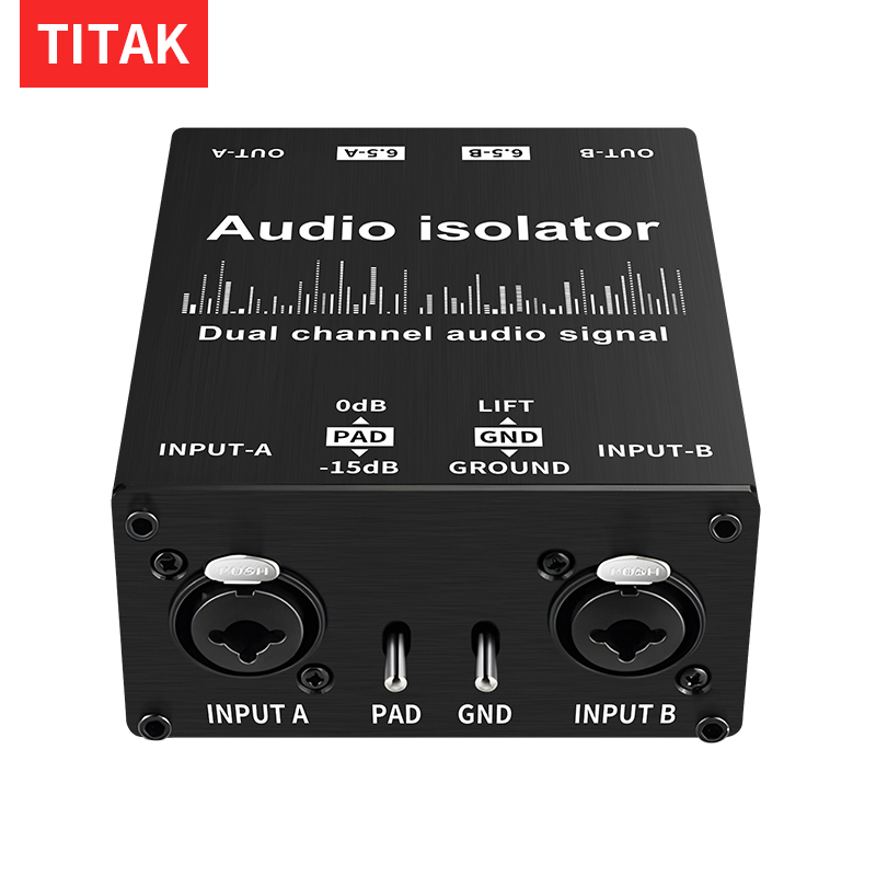 Audio Cable Rca - 2 Channel XLR/RCA/TS/TRS Passive Hum Eliminator,