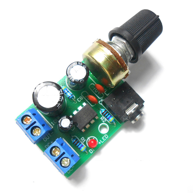 Volume Control Board - LM386 Audio Amplifier Board Mono 3.5mm