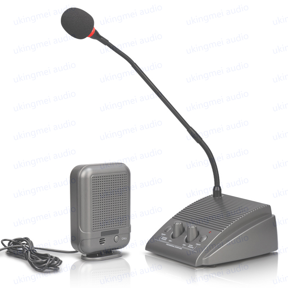 Speaker Wire - Adjustable Intercom Intercommunication Microphone For Bank