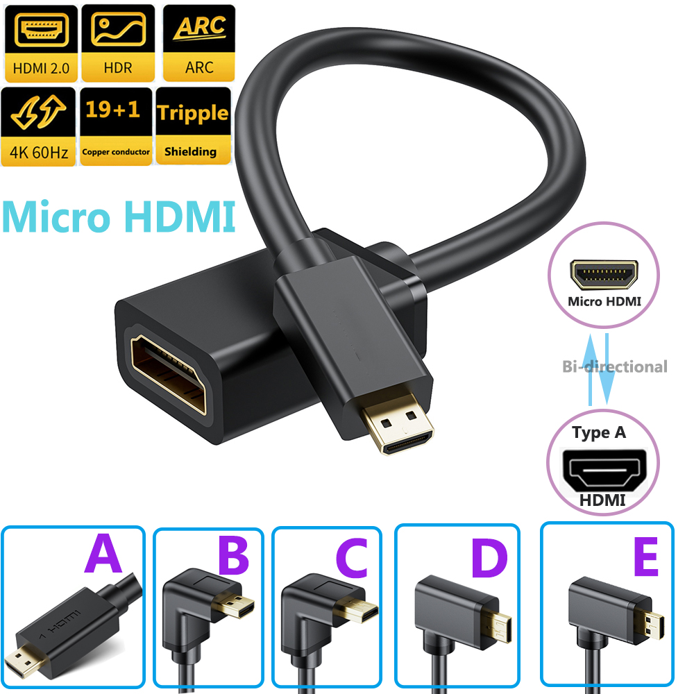 Mdi Cable - 4K Micro HDMI to HDMI Cable