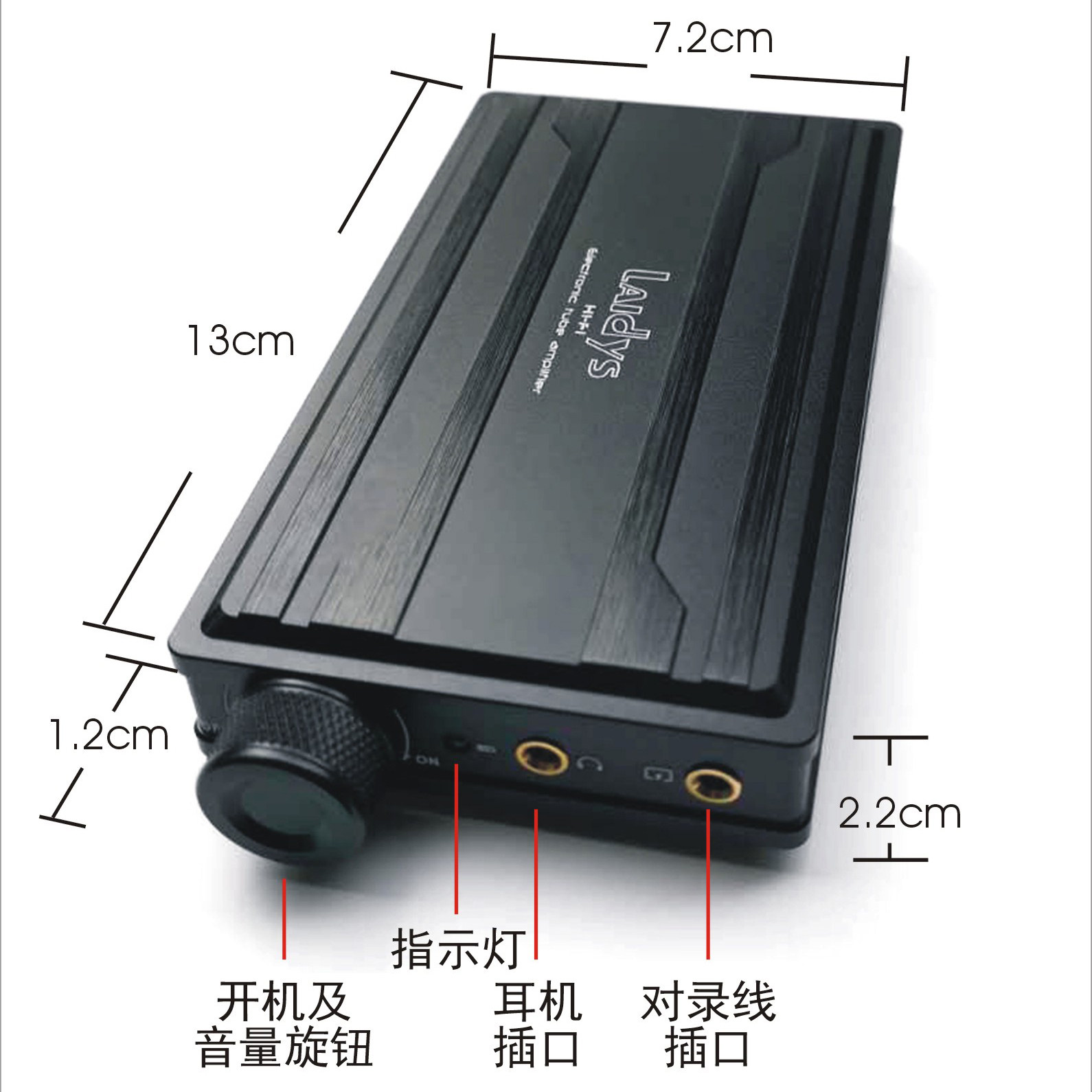 Audio Dac - LAIDYS Portable Tube Headphone Amplifier HiFi