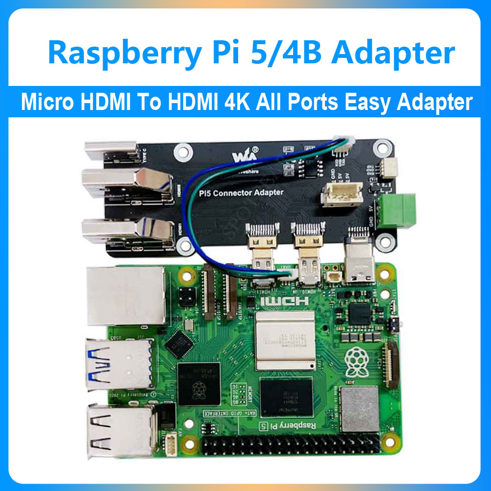 Mdi Cable - Raspberry Pi 5/4B Micro HDMI To