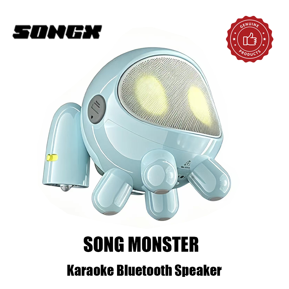 Full Range Speaker - SONGX SONGMONSTER Cute Robot Karaoke Bluetooth