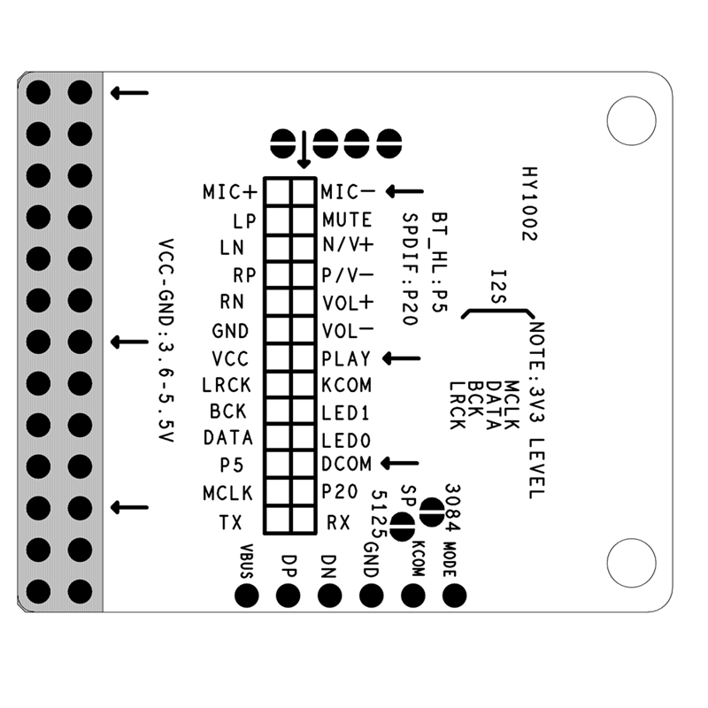 A46M-QCC3034 Bluetooth 5.1 APT - огляд і ціна Sbc Audio Amplifier