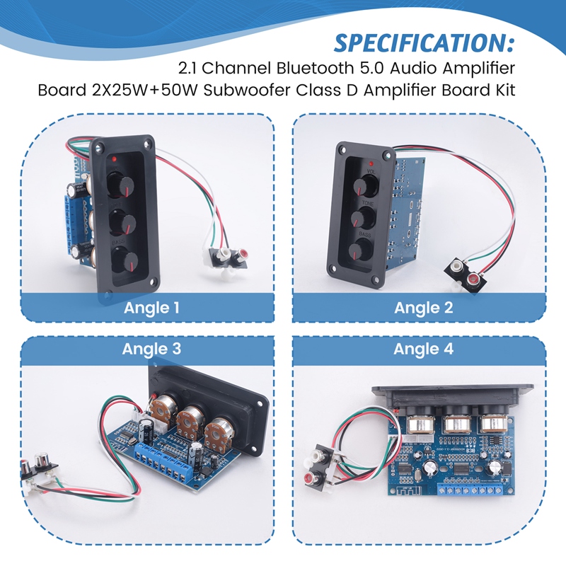 2.1 Channel Bluetooth 5.0 Audi - огляд і ціна Class D Amplifier