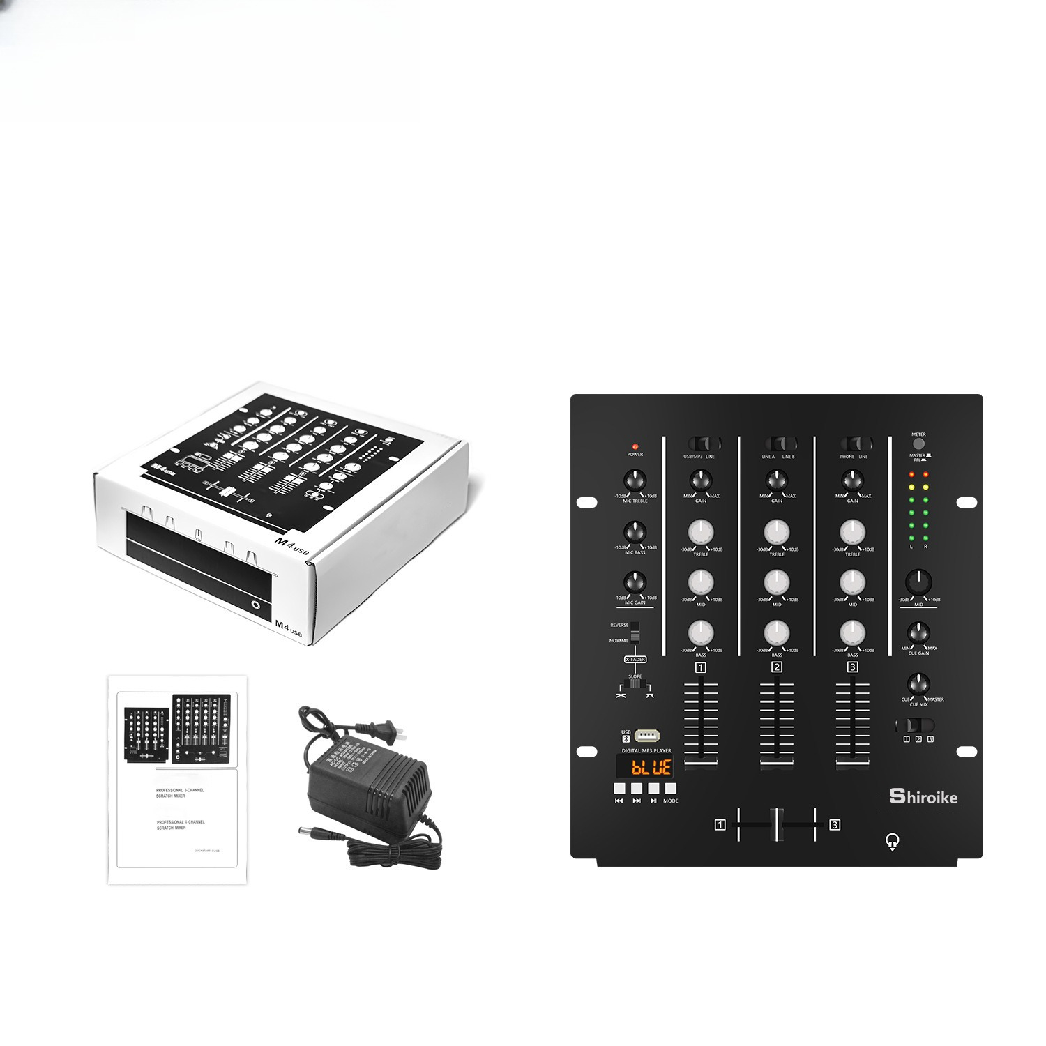 4-Channel DJ Mixer, Profession - огляд і ціна Audio Interface