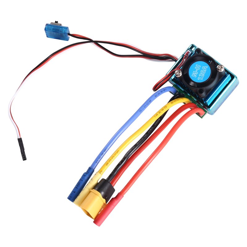 WOWFU-120A Brushless ESC Speed - огляд і ціна Banana Plug