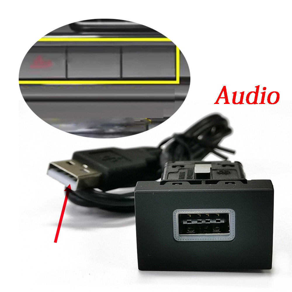 1PC Car USB Input Adapter Sock - огляд і ціна Audio Interface