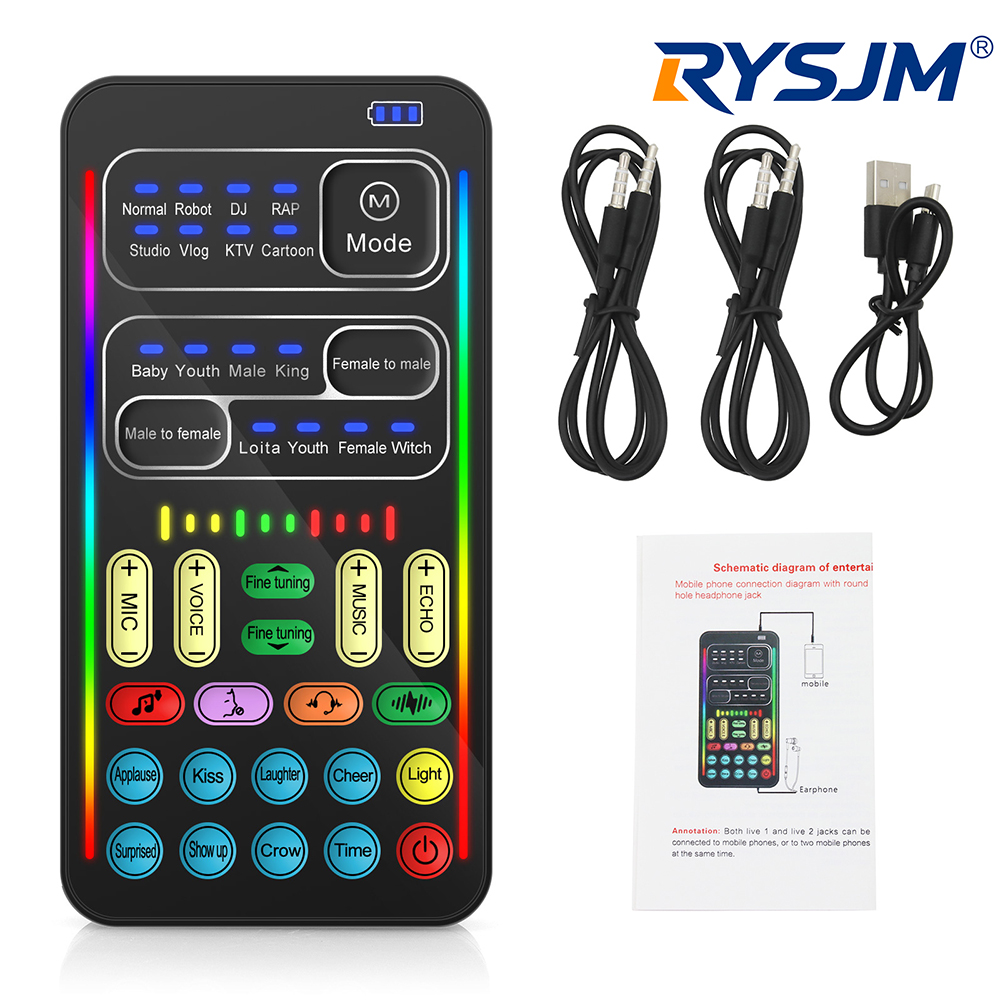 i9 Voice Changer Mini Multiple - огляд і ціна Condenser Microphone Kit