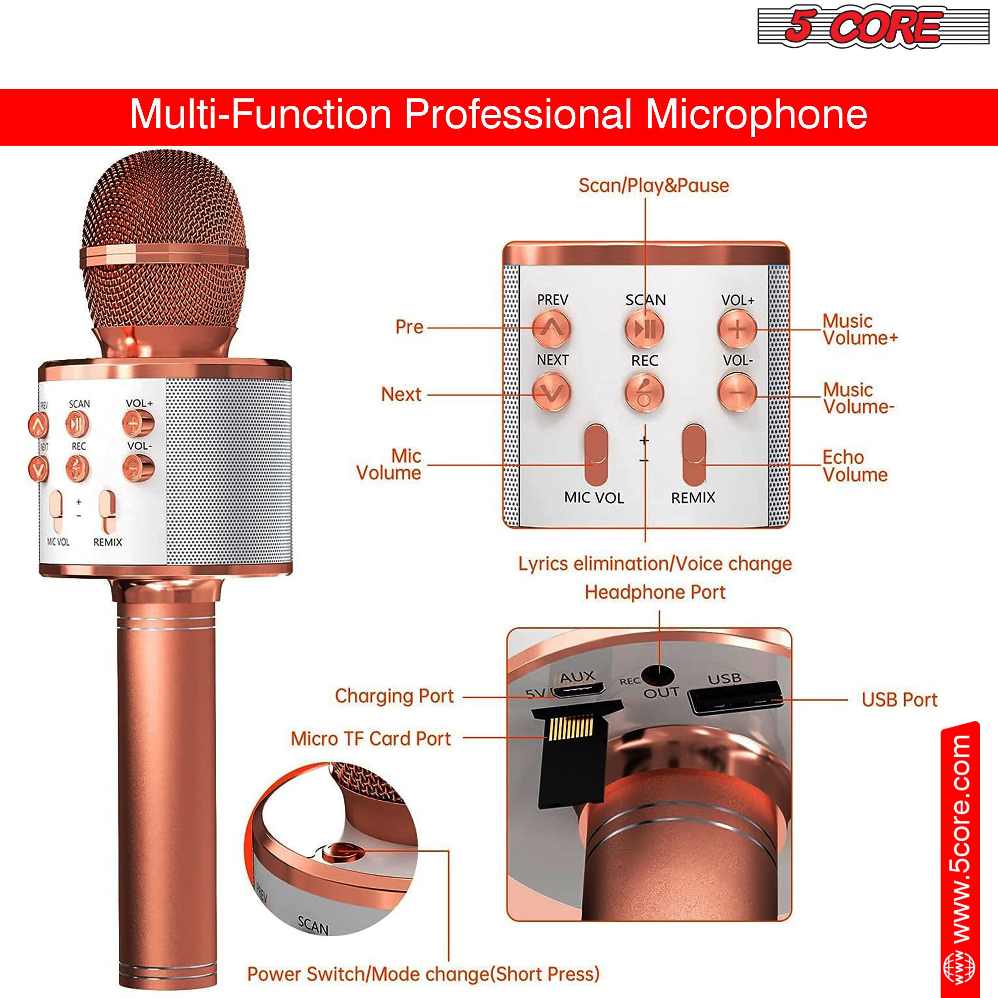 Microphone Wireless Karaoke Mi - огляд і ціна Speaker Wire