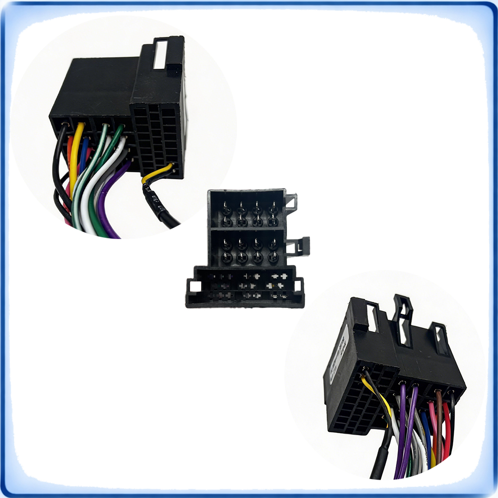 ISO to 16Pin Car Radio Wiring  - огляд і ціна Audio Cable Rca