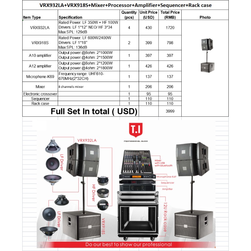 12 Inch Two-Way Full Range Pas - огляд і ціна Full Range Speaker