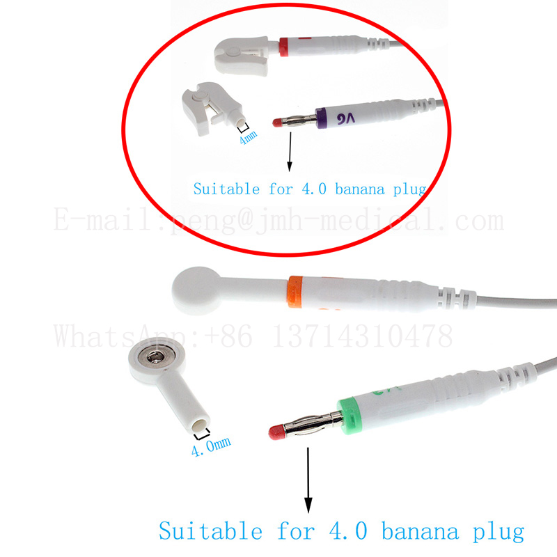 ECG EKG Lead Wires Holter Cabl - огляд і ціна Banana Plug