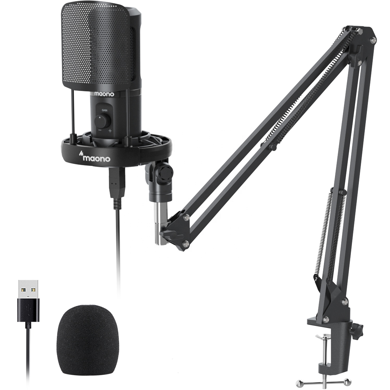 MAONO Professional Microphone  - огляд і ціна Condenser Microphone Kit
