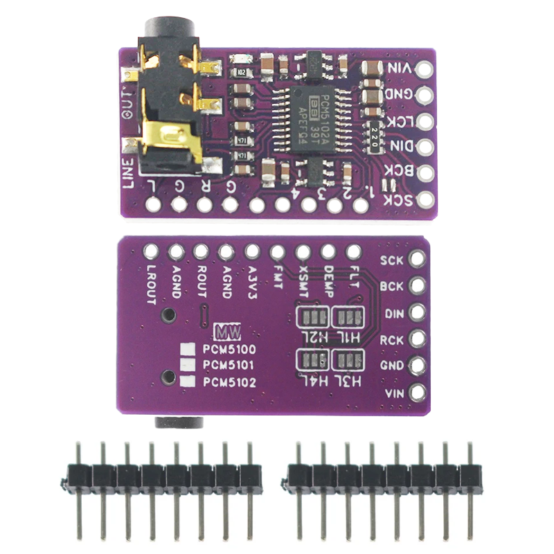 1/5pcs GY-PCM5102 Interface I2 - огляд і ціна Pcm5102