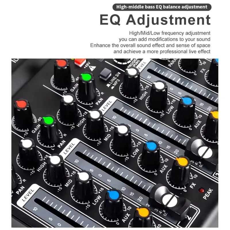 Audio Mixer Sound Board Consol - огляд і ціна Audio Interface