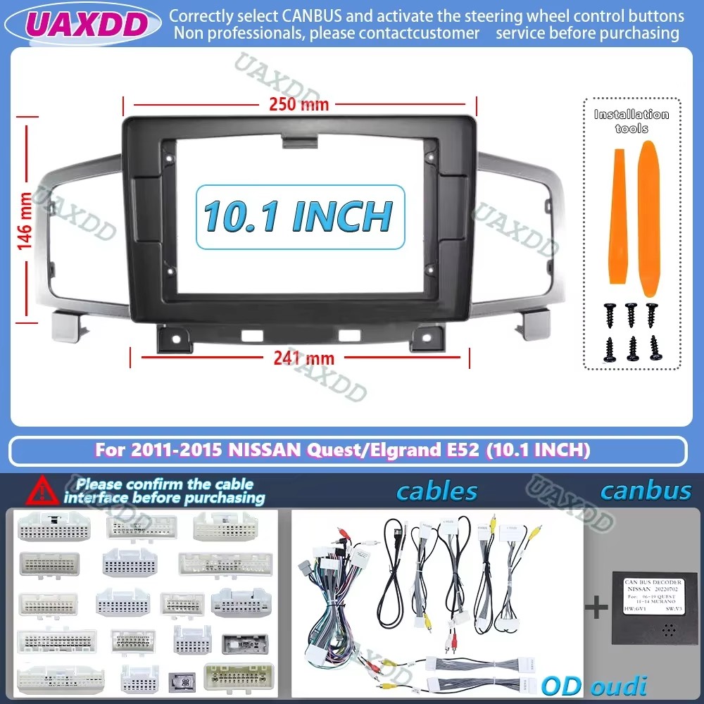 Car Radio Fascias Frame For Ni - огляд і ціна Audio Cable Rca