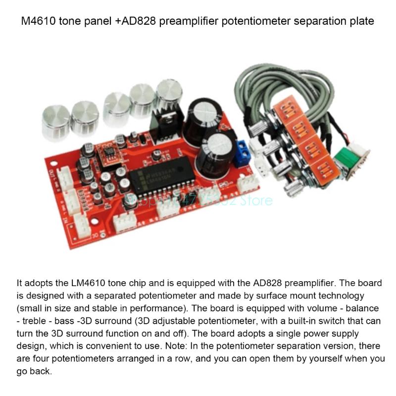LM4610 Tone Preamp Sound Board - огляд і ціна Volume Control Board