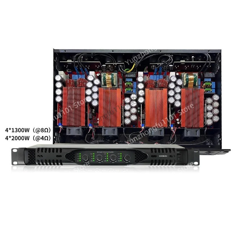 Digital Amplifier 4 * 2000W 4- - огляд і ціна Class D Amplifier