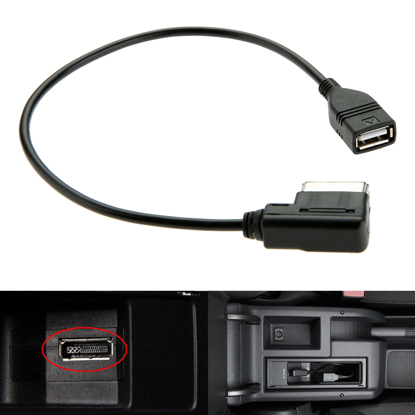 1 PC Media-In AMI MMI MDI AUX  - огляд і ціна Mdi Cable