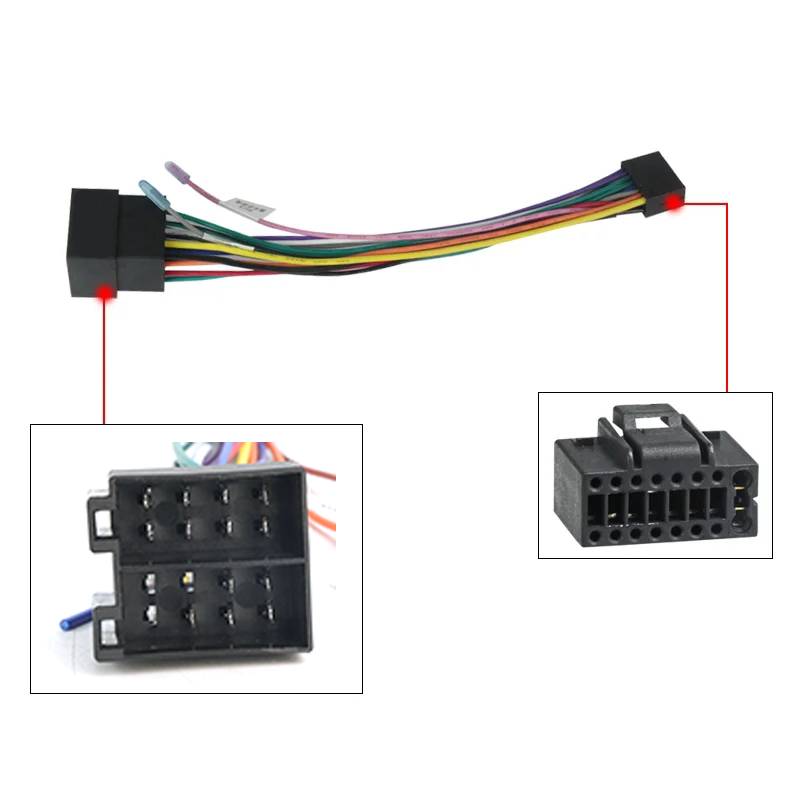 16 Pin Plug Cable ISO Standard - огляд і ціна Audio Cable Rca