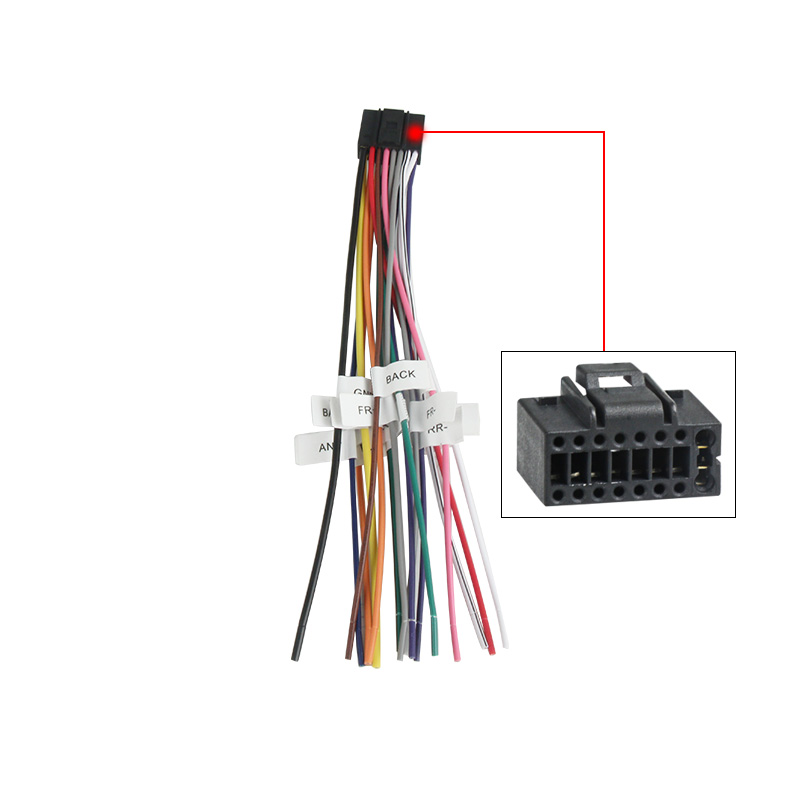 16 Pin Plug Cable ISO Standard - огляд і ціна Audio Cable Rca
