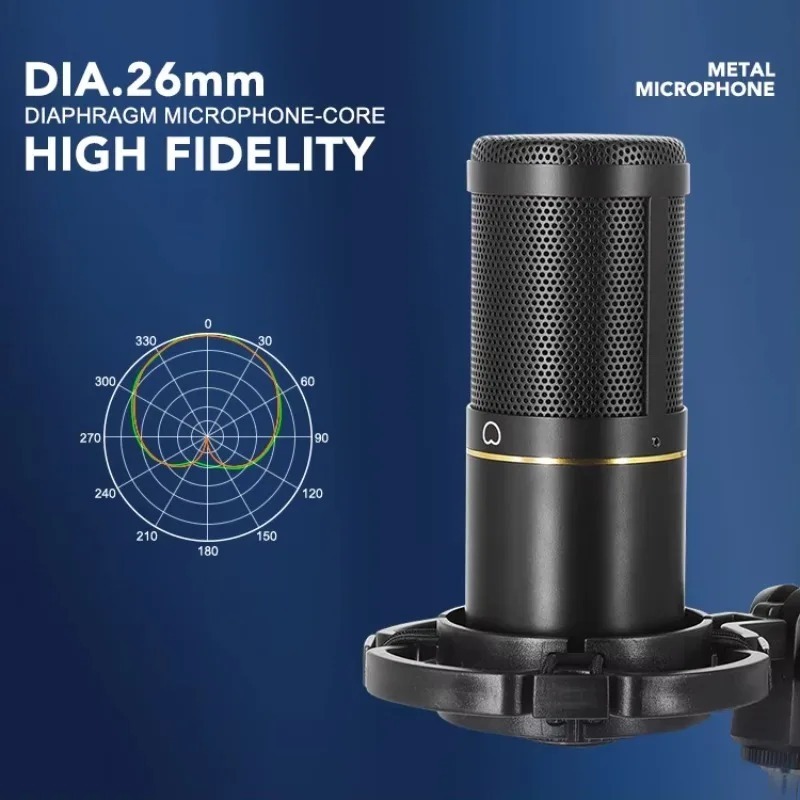 ZX230 Live Stream Sound Card C - огляд і ціна Condenser Microphone Kit