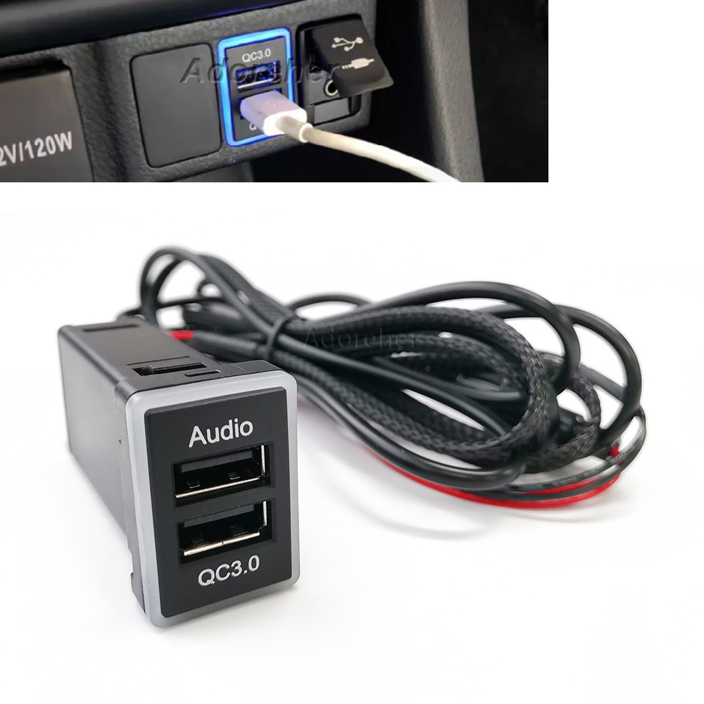 1Pc Fast Car Charger Audio QC3 - огляд і ціна Audio Interface