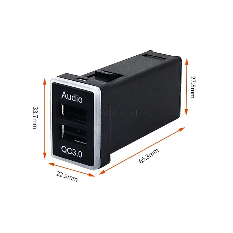 1Pc Fast Car Charger Audio QC3 - огляд і ціна Audio Interface