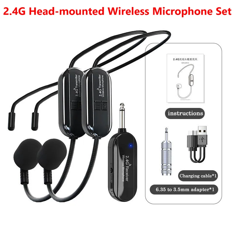2.4G Head-mounted Wireless Lav - огляд і ціна Speaker Enclosure