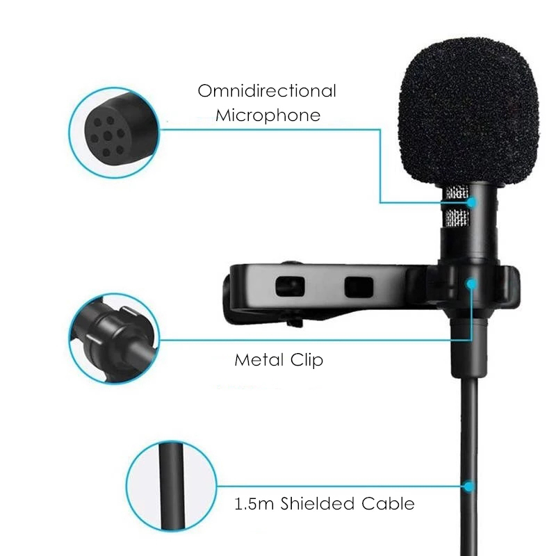 3.5mm Mini Portable Lavalier M - огляд і ціна Microphone Capsule