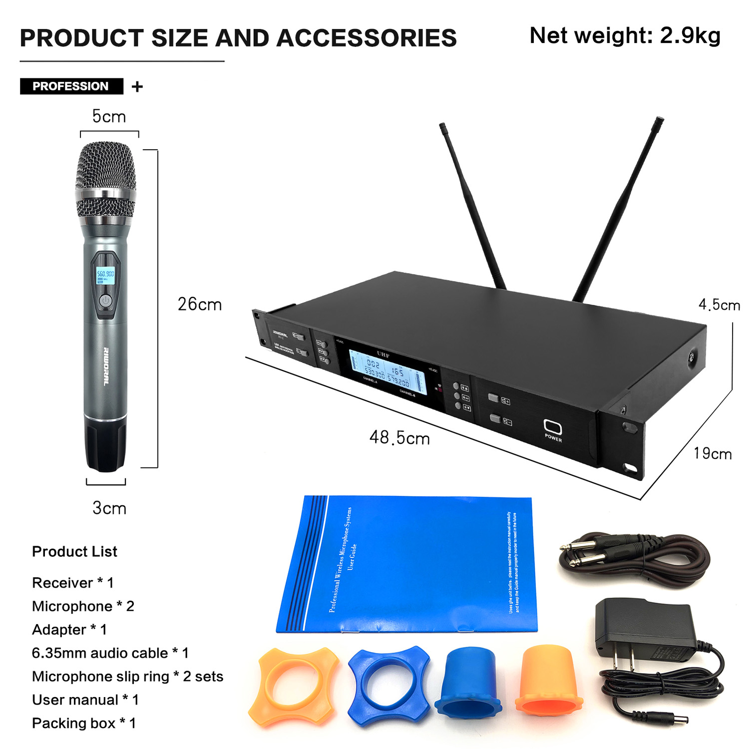 2026 RV-2 Professional FM Wire - огляд і ціна Condenser Microphone Kit