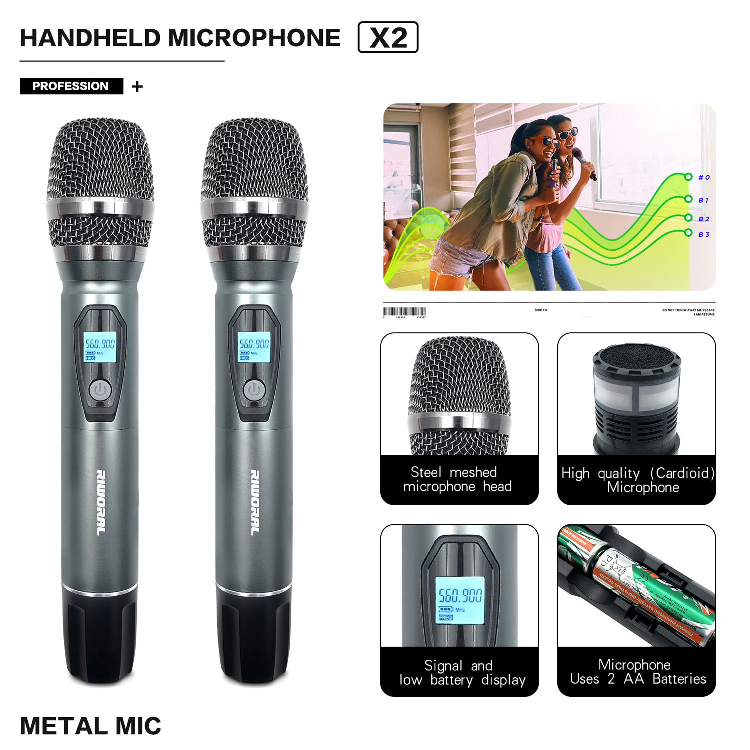 2026 RV-2 Professional FM Wire - огляд і ціна Condenser Microphone Kit