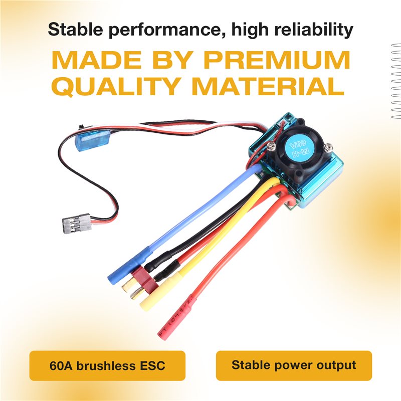 MACH-60A Brushless ESC Speed C - огляд і ціна Banana Plug
