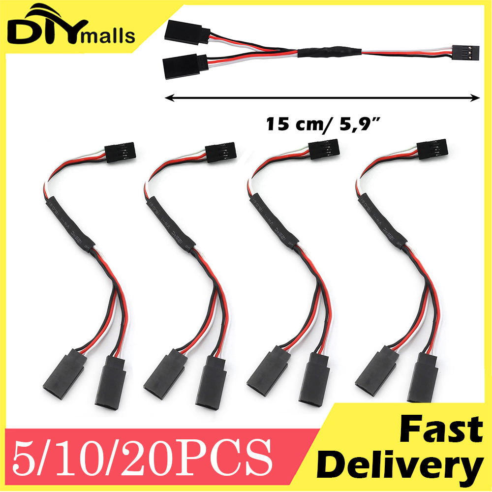 5/10/20PCS 150mm Y Style JR Ca - огляд і ціна Rca Cable