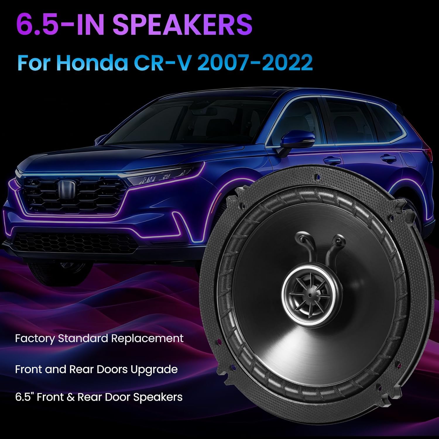 Speakers 6.5 inch for Honda CR - огляд і ціна Speaker Kit