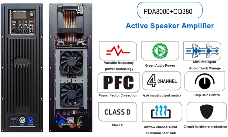 TLF PFA8000+CQ380 Amplifier Bo - огляд і ціна Class D Amplifier