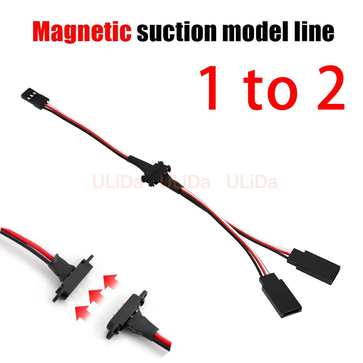 3-Pin Magnetic Snap-on 1 to 2  - огляд і ціна Rca Cable