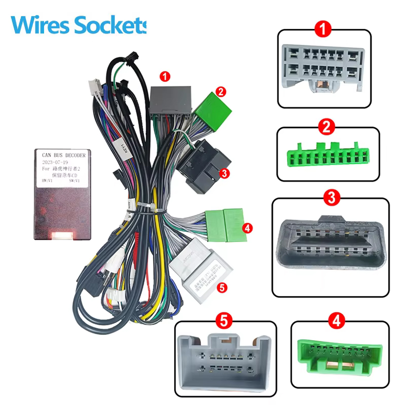 KENVOX 16Pin Car Wire Harness  - огляд і ціна Audio Cable Rca