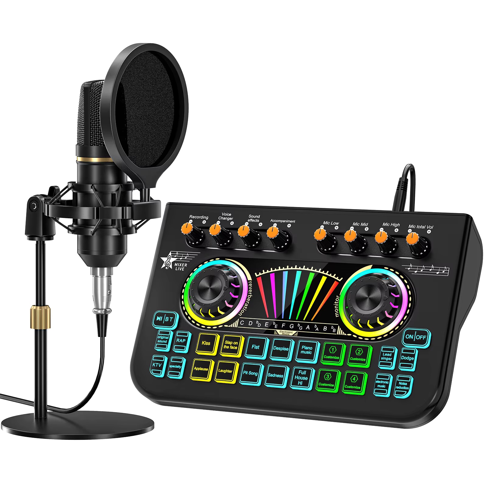 Tenlamp X3 BM800 Podcast Micro - огляд і ціна Condenser Microphone Kit