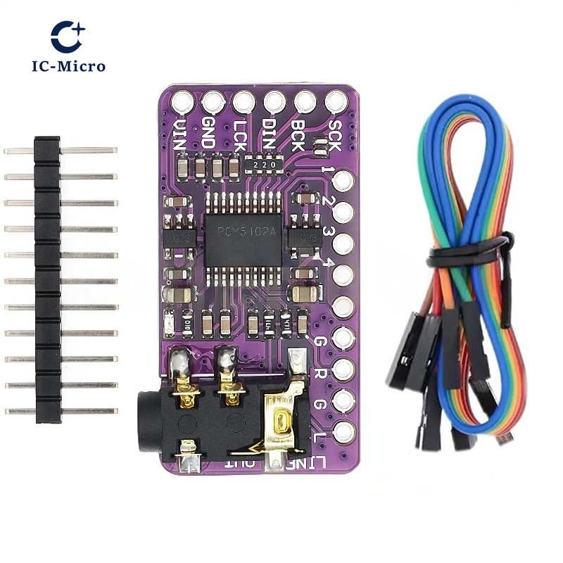 1-10PCS Interface I2S PCM5102A - огляд і ціна Pcm5102