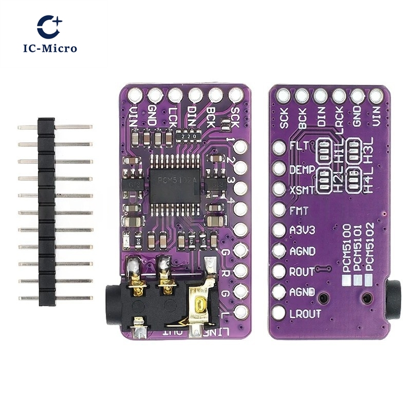 1-10PCS Interface I2S PCM5102A - огляд і ціна Pcm5102