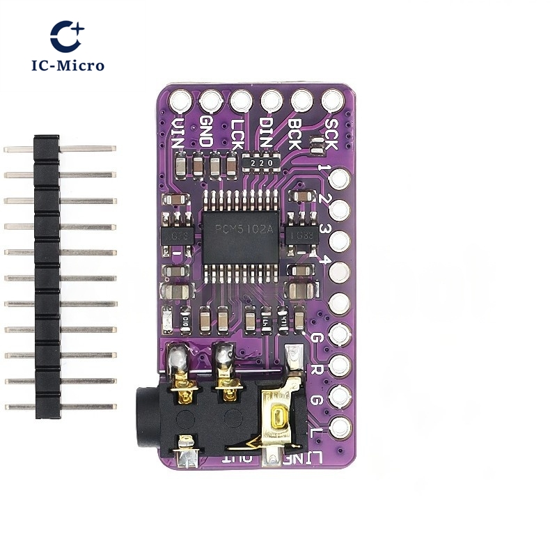 1-10PCS Interface I2S PCM5102A - огляд і ціна Pcm5102
