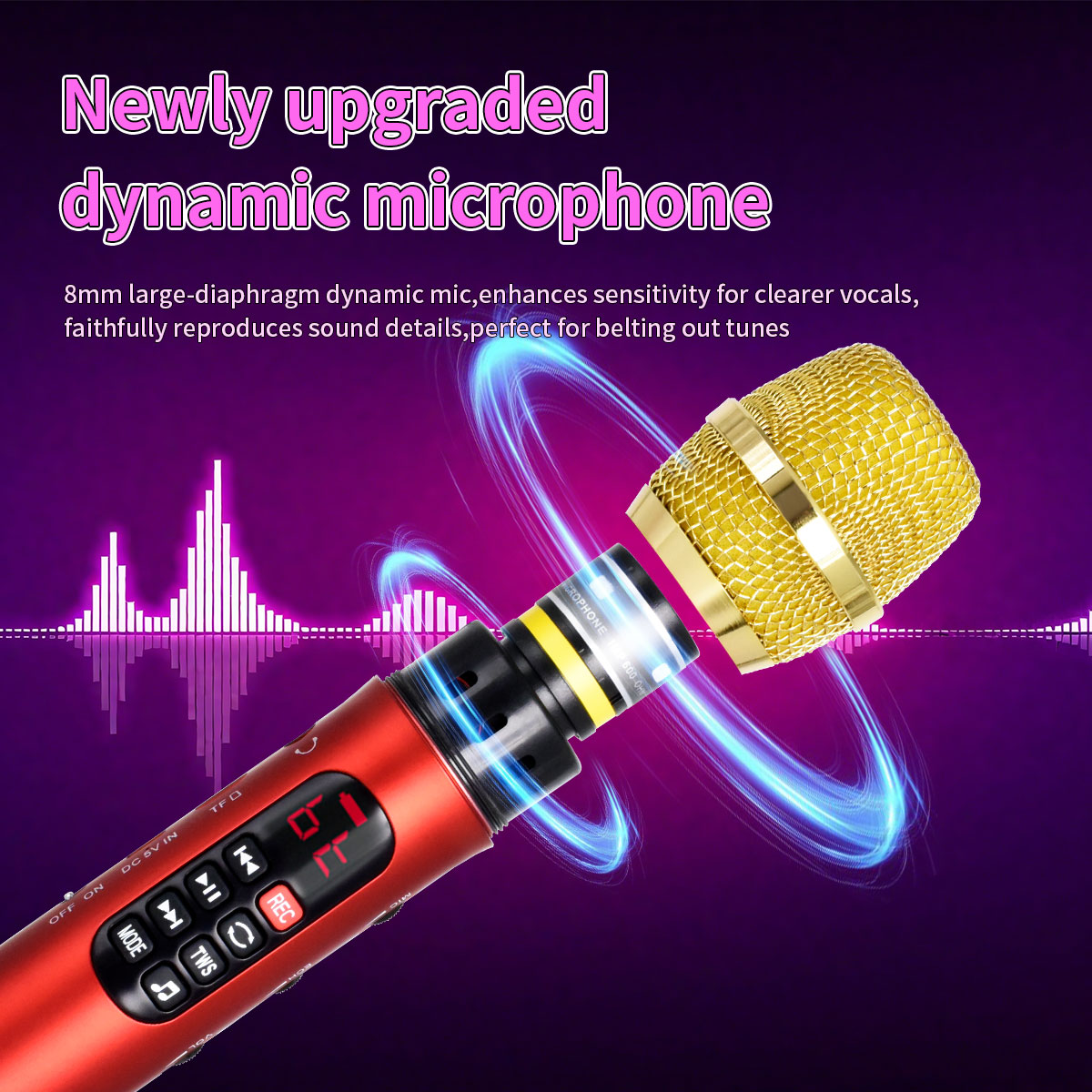 1 Piece of 28cm 25W/Pc Karaoke - огляд і ціна Condenser Microphone Kit