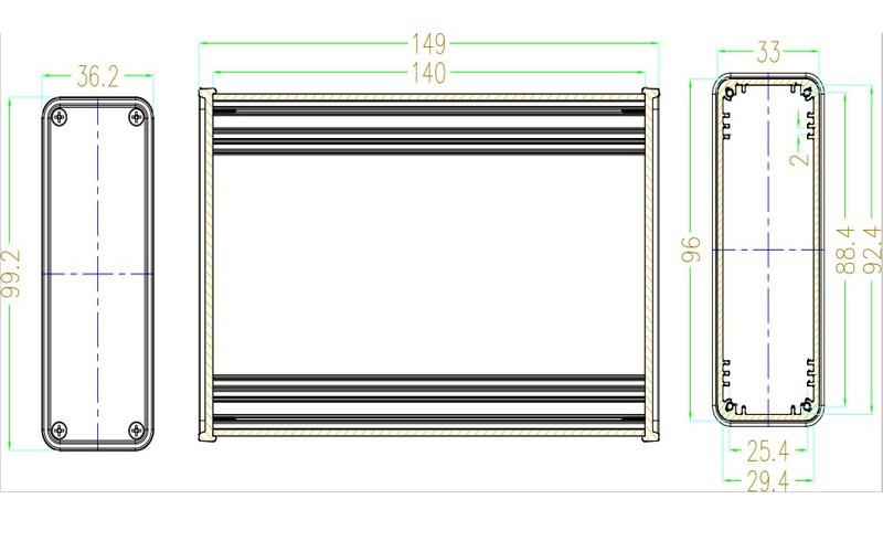 Aluminium Box Housing Case for - огляд і ціна Speaker Enclosure